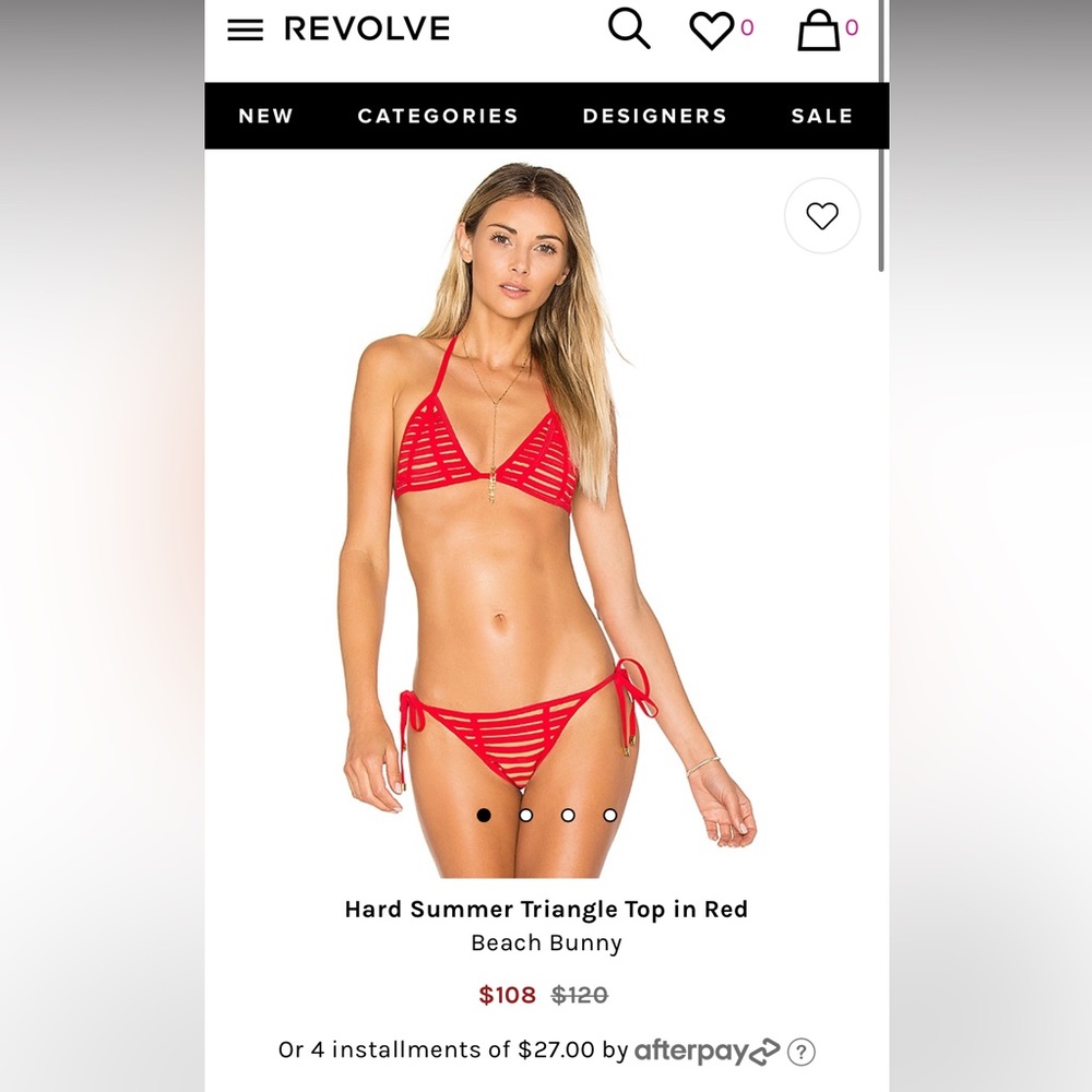 REVOLVE beach bunny bathing suit top